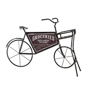 Iliadis Μαύρο Μεταλλικό Διακοσμητικό Ποδήλατο 159x52x106cm 85056